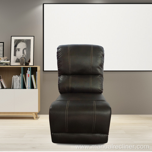 Modern Leather Recliner Sofa Manual Recliner Corner Sofa